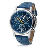Relógio QUARTZ Analógico azul
